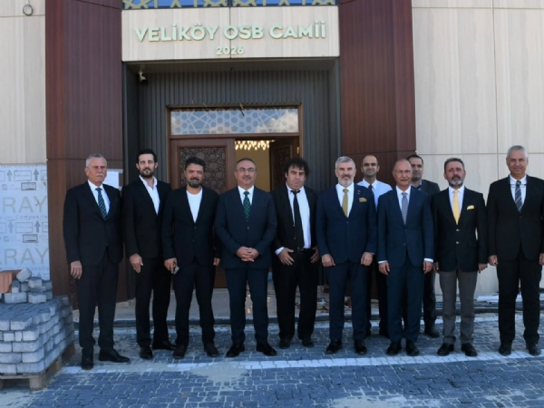 Vali Recep Soyt�rk Velik�y OSB Camii �n�aat�ndaki Son Durumu �nceledi